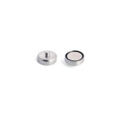 Base magnética superficies planas 30mm, 25 Kg, alto 16mm